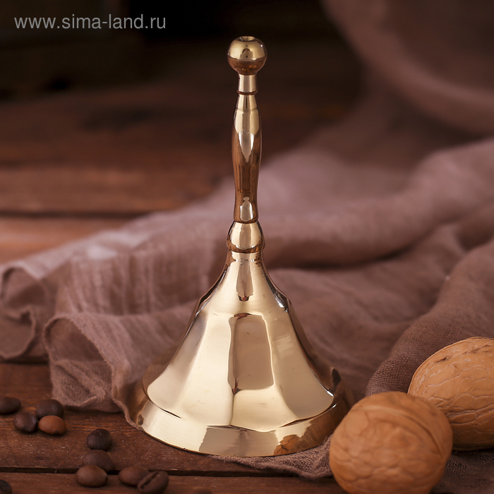 

Колокольчик латунь "Широкий колокольчик" 7,5х7,5х12 см