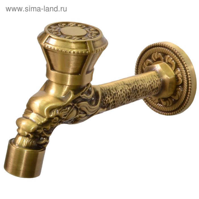 Кран Bronze de Luxe 21594/1, для бани, длинный, с аэратором kran dekorativnyy dlya bani dlinnyy bronze de luxe 21594