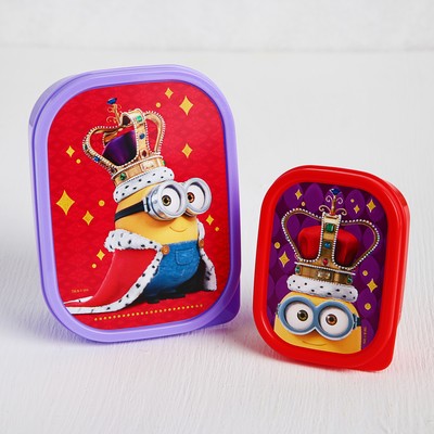 Набор ланч-боксов  2 шт. 500/150 мл, "Minions", Гадкий Я