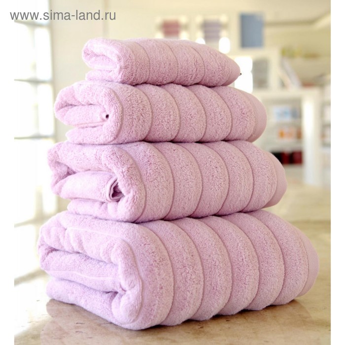 

Полотенце Microline, размер 50х90 см, розовый
