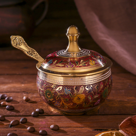 

Сахарница латунь "Красочная мечта" 9х9х10,5 см