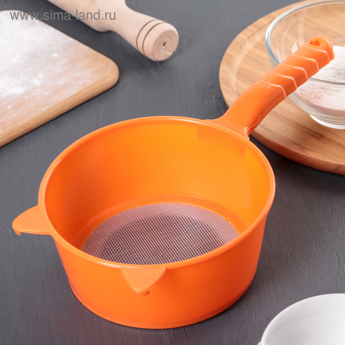 

Сито с ручкой «Ушки», d=15,5 см, цвет МИКС