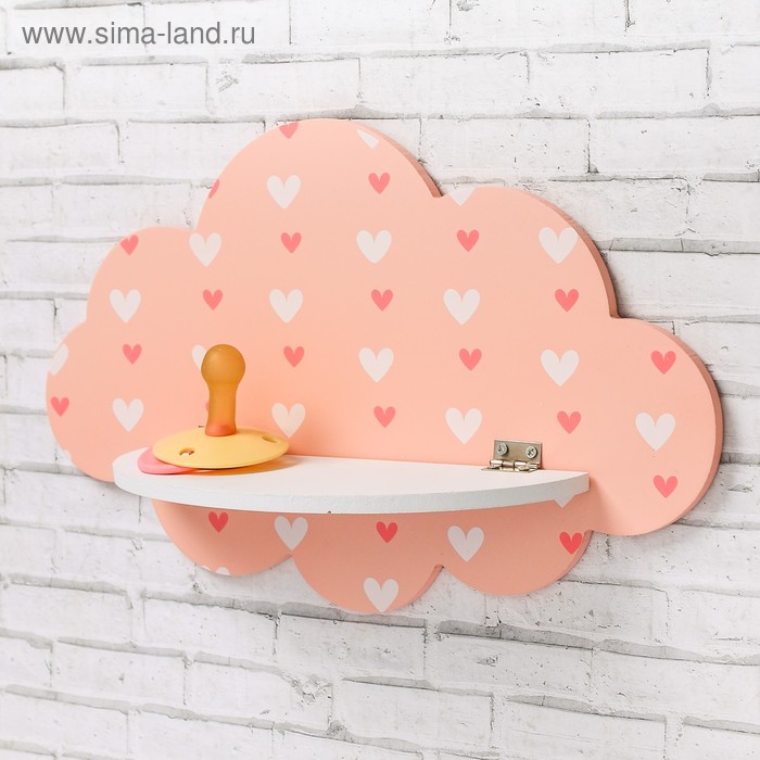 

Полка детская "Сердечки", 27 х 17 см