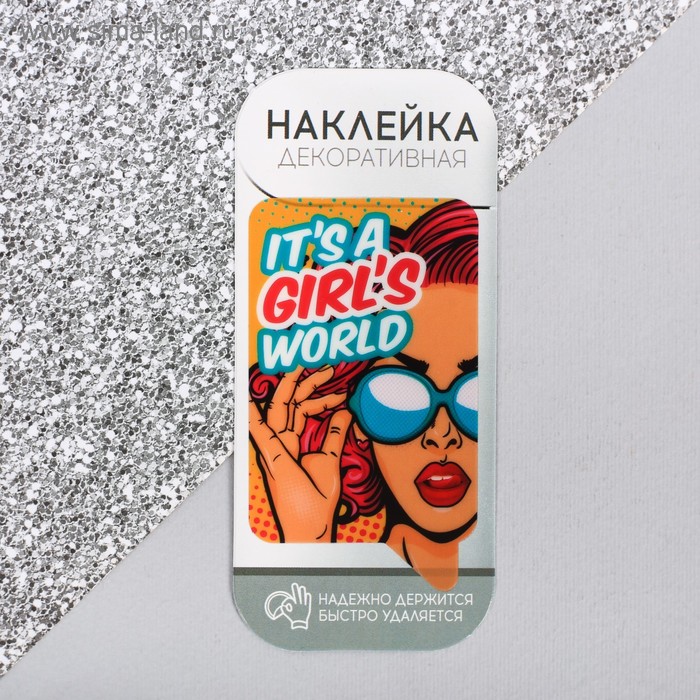 

Наклейка для айкос "Its a girl's world"