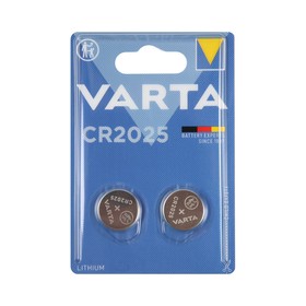 Батарейка литиевая Varta ELECTRONICS CR 2025 набор 2 шт