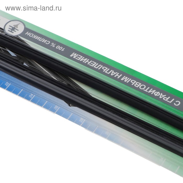 

Резинки щетки стеклоочистителя Хорс, 24"/615 мм, графит, набор 2 шт
