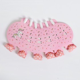 

Карнавальный язычок «Единорог», набор 6 шт., цвет розовый