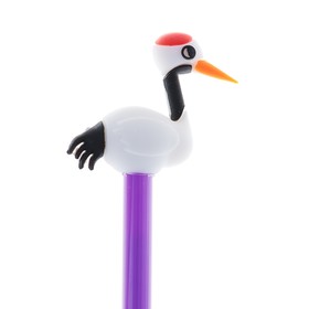 

Ручка шариковая-прикол, «Цапля», МИКС