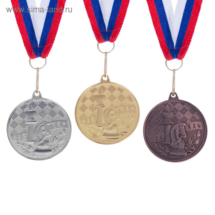 Медаль тематическая «Шахматы», золото, d=4 см медаль тематическая балет золото d 4 см