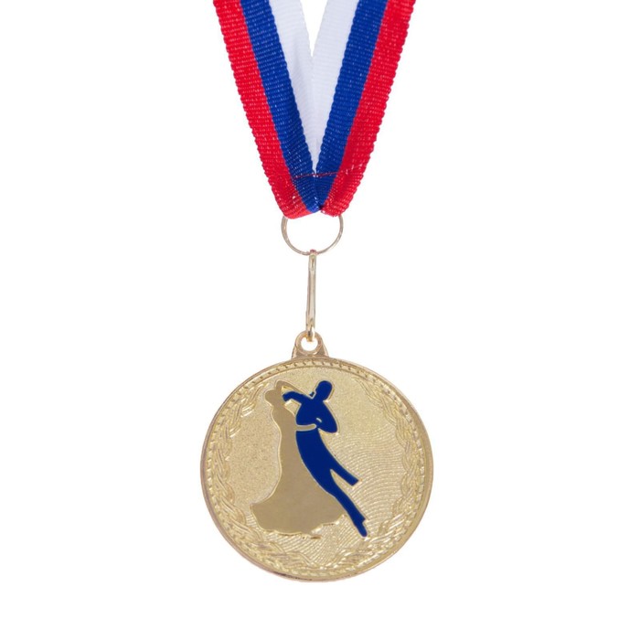 Медаль тематическая «Танцы», золото, d=4 см медаль тематическая балет золото d 4 см
