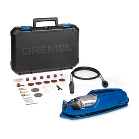 Гравер DREMEL 3000-1/25 EZ, 130 Вт, 33000 об/мин, гибкий вал, 25 насадок, цанга 0.8-3.2 мм