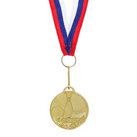 Медаль призовая, 1 место, золото, d=3,5 см Ош
