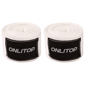 

Бинты боксёрские 5 м, 2 шт., цвет белый