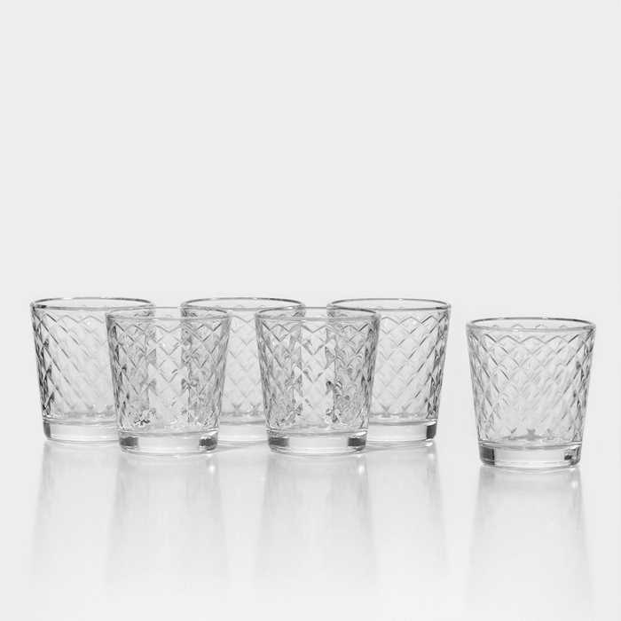 Набор стеклянных стопок «Кристалл», 50 мл, 6 шт набор стеклянных стопок для водки tango 65 мл 6 шт
