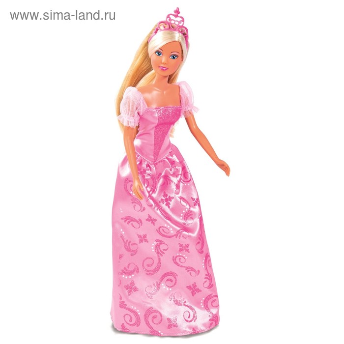 цена Куклы «Штеффи» и «Еви», набор «Принцессы», зверушки в комплекте, 29 см, 12 см