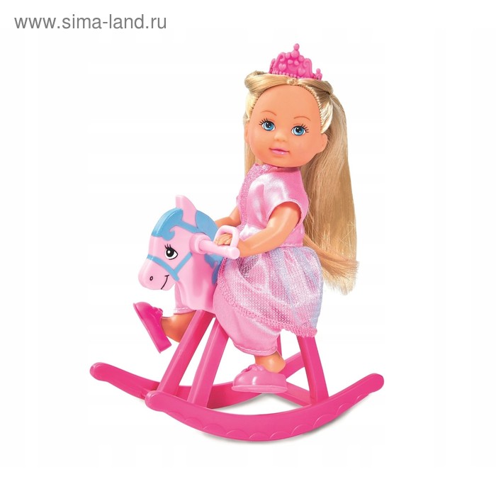 фото Куклы «штеффи» и «еви», набор «принцессы», зверушки в комплекте, 29 см, 12 см simba
