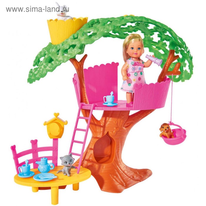 фото Набор «домик на дереве» с куклой еви simba