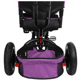 Велосипед трёхколёсный Micio Comfort Plus, надувные колёса 12"/10", цвет сиреневый от Сима-ленд