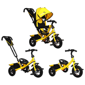 

Велосипед трёхколёсный Micio Classic Air, надувные колёса 10"/8", цвет жёлтый