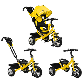 

Велосипед трёхколёсный Micio Classic, колёса EVA 10"/8", цвет жёлтый