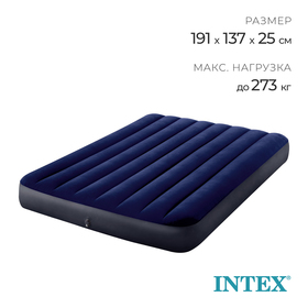 Матрас надувной Classic Downy Fiber-Tech, 137 x 191 х 25 см, 64758 INTEX Ош