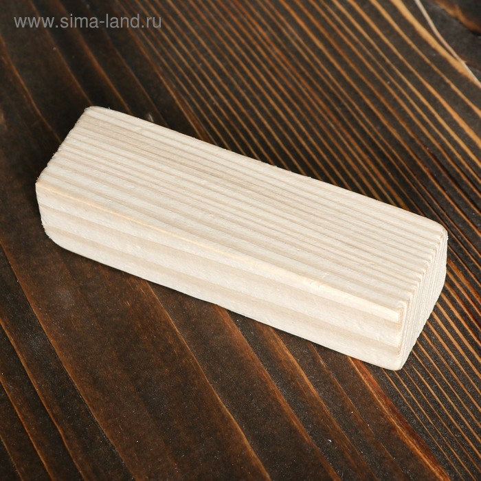 Брусок деревянный для творчества, сосна, 130 х 45 х 30 мм