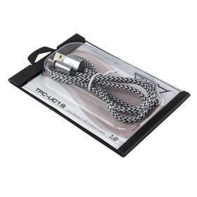 

Зарядный кабель AURA TPC-UC1S Type-C, в полиэстеровой оболочке, серебро, 1 м