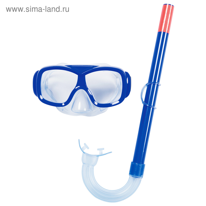 цена Набор для плавания Essential Freestyle: маска, трубка, от 7 лет, цвет МИКС, 24035 Bestway