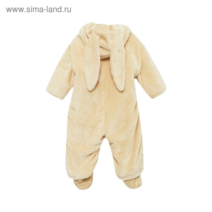 фото Комбинезон «пушистый зайка», рост 62 см, цвет молочный сонный гномик