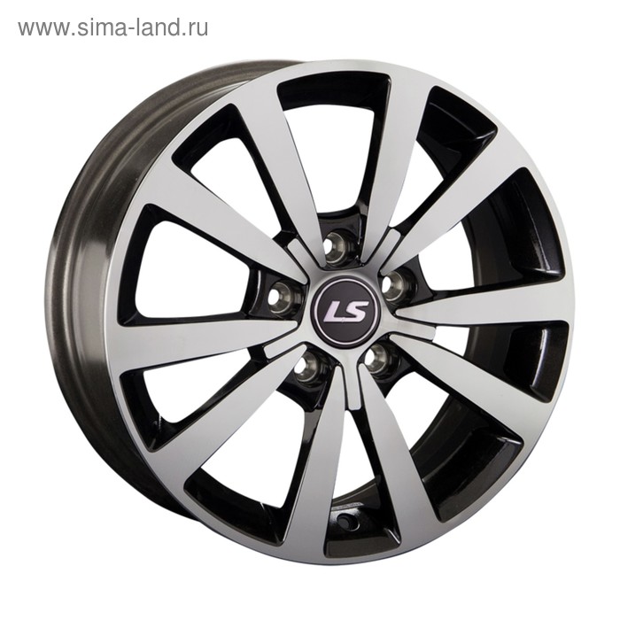 фото Диск литой ls 1038 6,5x16 5x112 et33 d57,1 bkf (s046133 ) ls wheels