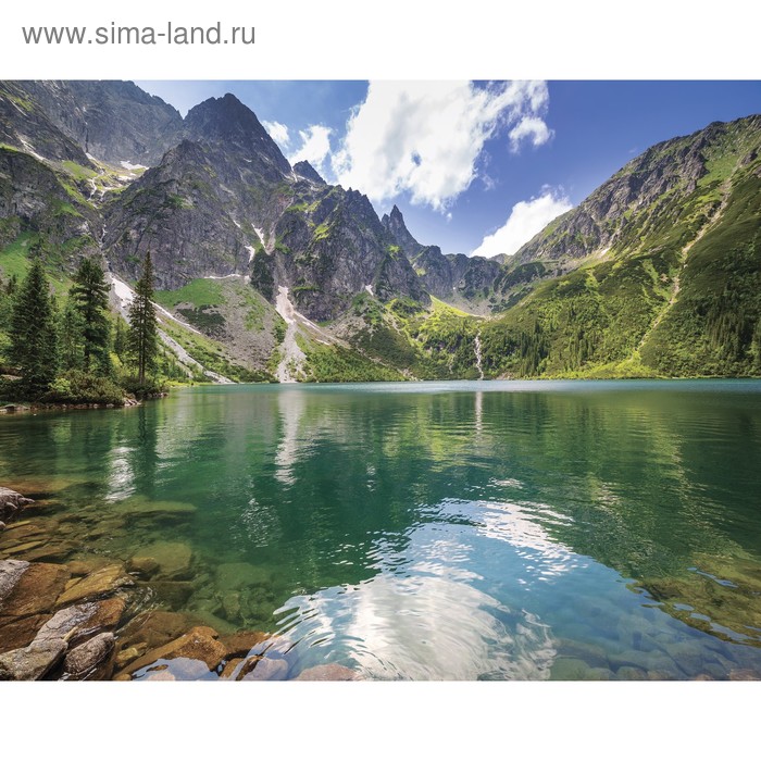 Картина на подрамнике Горное озеро 40*50 см симфония картина на подрамнике горное озеро 40 50 см