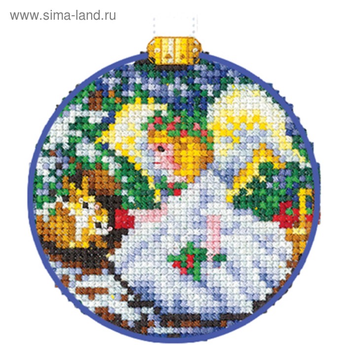 

Набор для вышивания «Новогодние шары. Ангел»