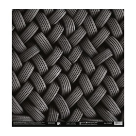 

Бумага для скрапбукинга «Шины», 30.5 × 32 см, 180 г/м