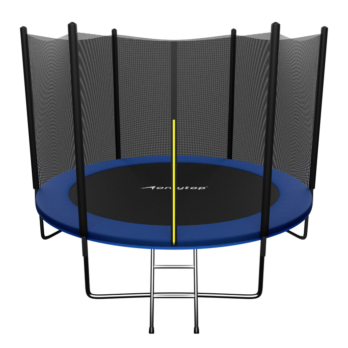 фото Батут 10 ft, d=305 см, с внешней защитной сеткой и лестницей, цвет синий onlitop