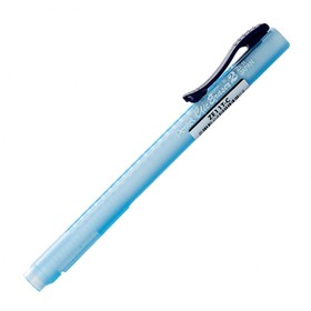 Ластик-карандаш Pentel Clic Eraser2, синтетика, выдвижной, 6 х 80 мм, синий корпус