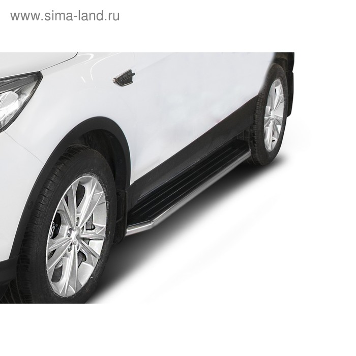 

Пороги на автомобиль "Premium" Rival для Ford Kuga II 2013-2017 2016-н.в., 180 см, 2 шт., алюминий, A180ALP.1804.2