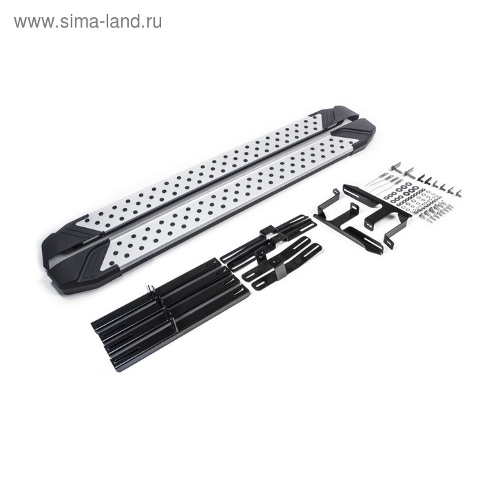 

Порог-площадка "Bmw-Style" RIVAL, Lifan X60 2012-2016, с крепежом, D160AL.3302.2