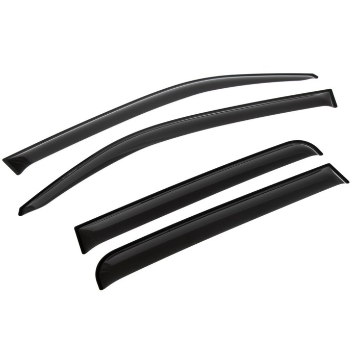 Ветровики Rival Premium для Volkswagen Amarok пикап 2010-2019, листовой ПММА, 4 шт