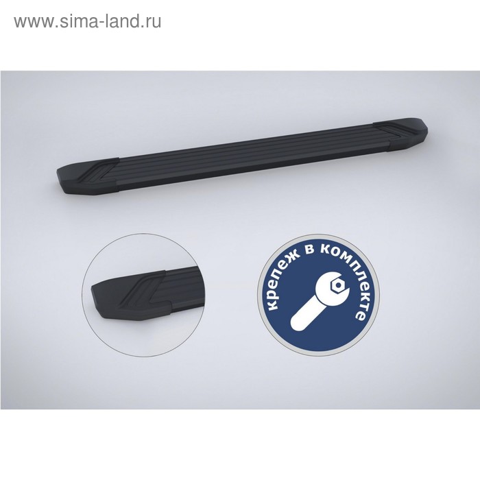 

Порог-площадка "Black" RIVAL, SsangYong Kyron 2007-н.в., с крепежом, F173ALB.5301.1