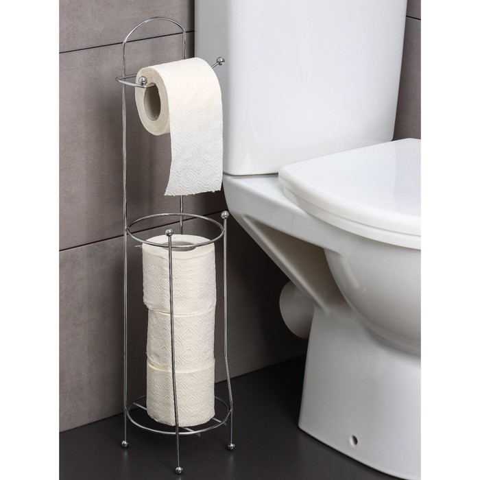 

Держатель для туалетной бумаги Доляна «Модерн», 15,5×15,5×65 см