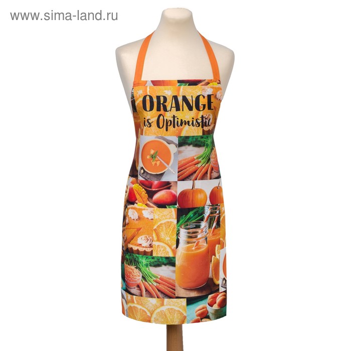 

Фартук «Этель: ORANGE» 70х60 см, 100% хлопок, саржа 190 гр/м²
