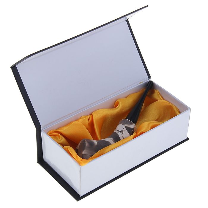 Трубка классическая керамика "Птичка"с широким раструбом