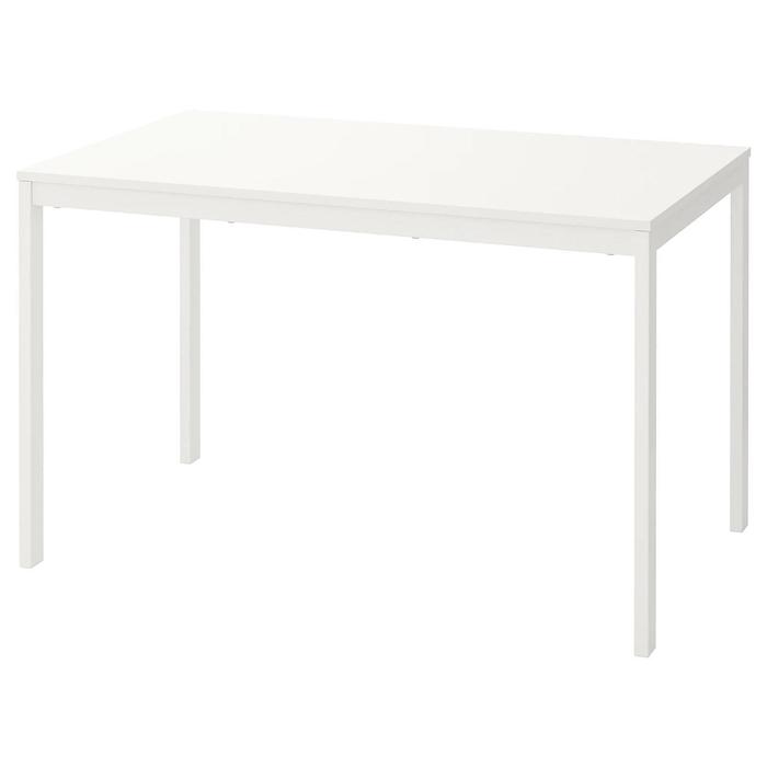 фото Раздвижной стол вангста, белый ikea