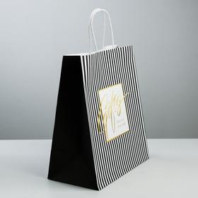 

Пакет подарочный крафтовый Gifts, 28 × 32 × 15 см