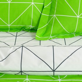 

Постельное бельё 1,5 сп. Этель Люкс «Лайм» 150×210 см, 150×220 см, 50×70 + 5 см - 2 шт, сатин, 100% хл, 130 г/м²