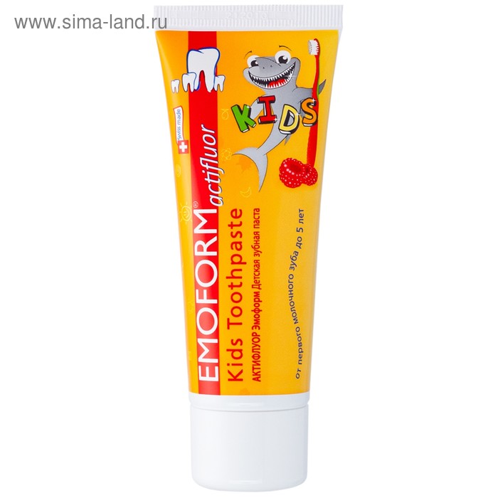 Детская зубная паста Dr.Wild Emoform Actifluor, 75 мл