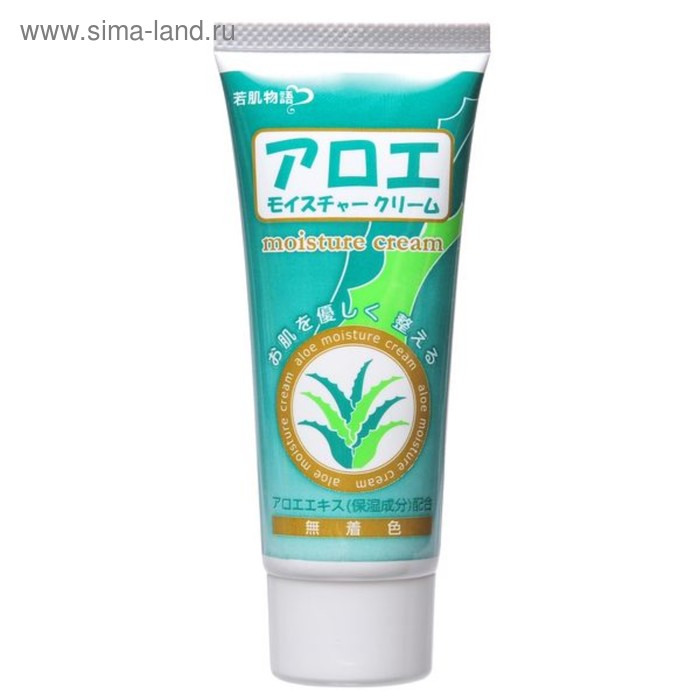 Крем для лица Kooza Wakahada Monogatari, увлажняющий, с экстрактом алоэ, 50 г