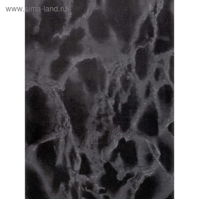 цена Самоклеящаяся пленка Colour decor 8264, мрамор черный с серебром 0,45х8 м