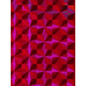 

Самоклеящаяся пленка "Colour decor" 1011, голография квадрат красный 0,45х8 м