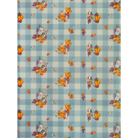 

Самоклеящаяся пленка "Colour decor" 5422, фрукты на голубой клетке 0,45х8 м